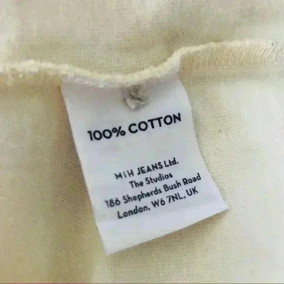 Mih Jeans Star Print Long Sleeve Top Shirt Cotton - Picture 11 of 11